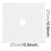 4 PCS Gas Furnace Surface Ultra-thin Fibre Material Stovetop Protective Cleaning Pad, Size: 27*27 cm (Silver), 4 PCS
